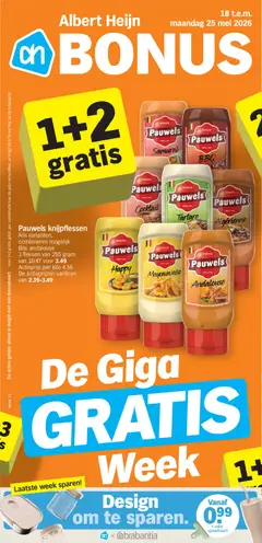 Prévisualisation de Albert Heijn Folder week / de la semaine 21 du magasin Albert Heijn formulaire valide 18/05/2026