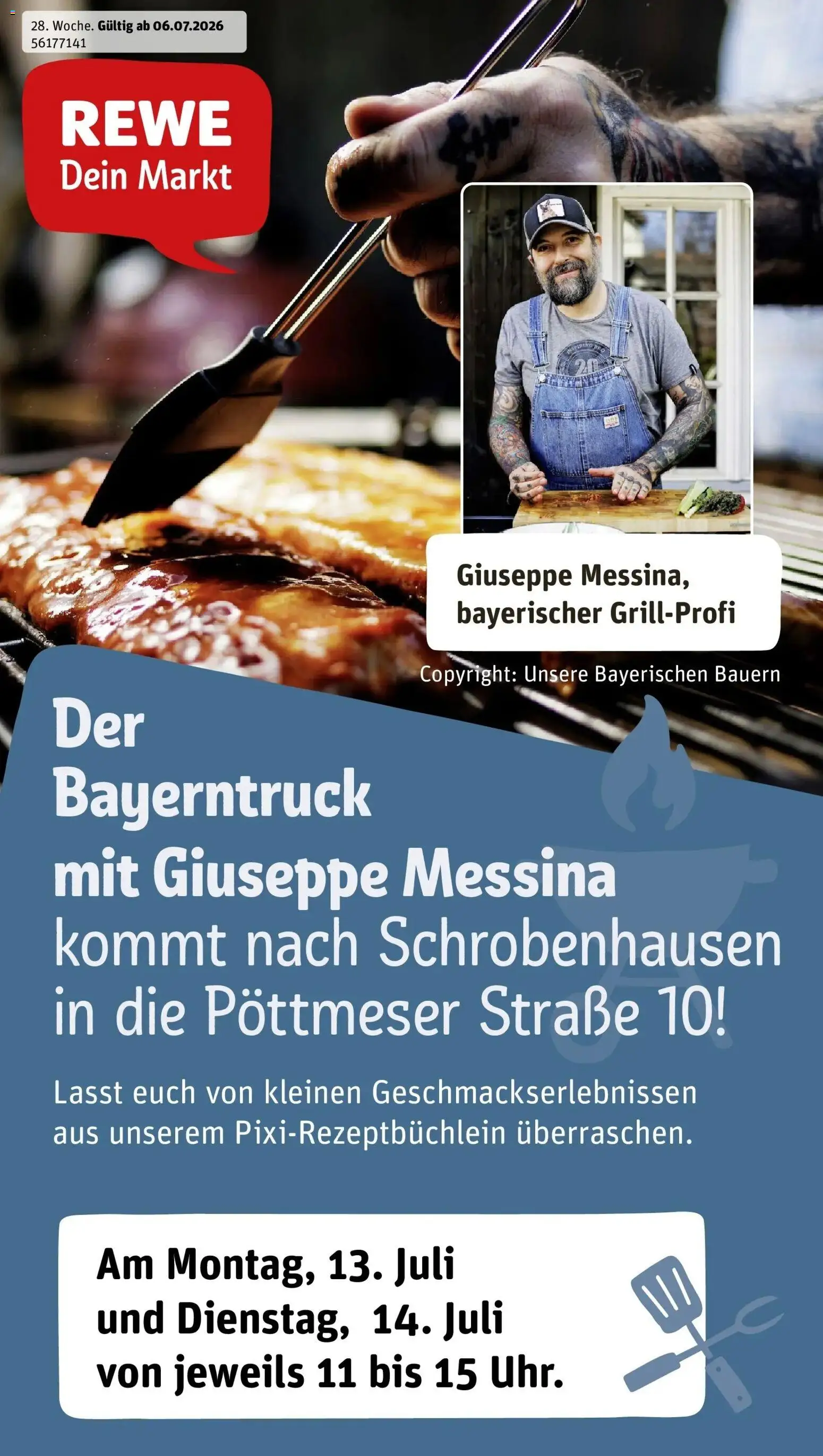 Vorschau von dem Prospekt des Geschäftes Rewe, gültig ab dem 06.07.2026