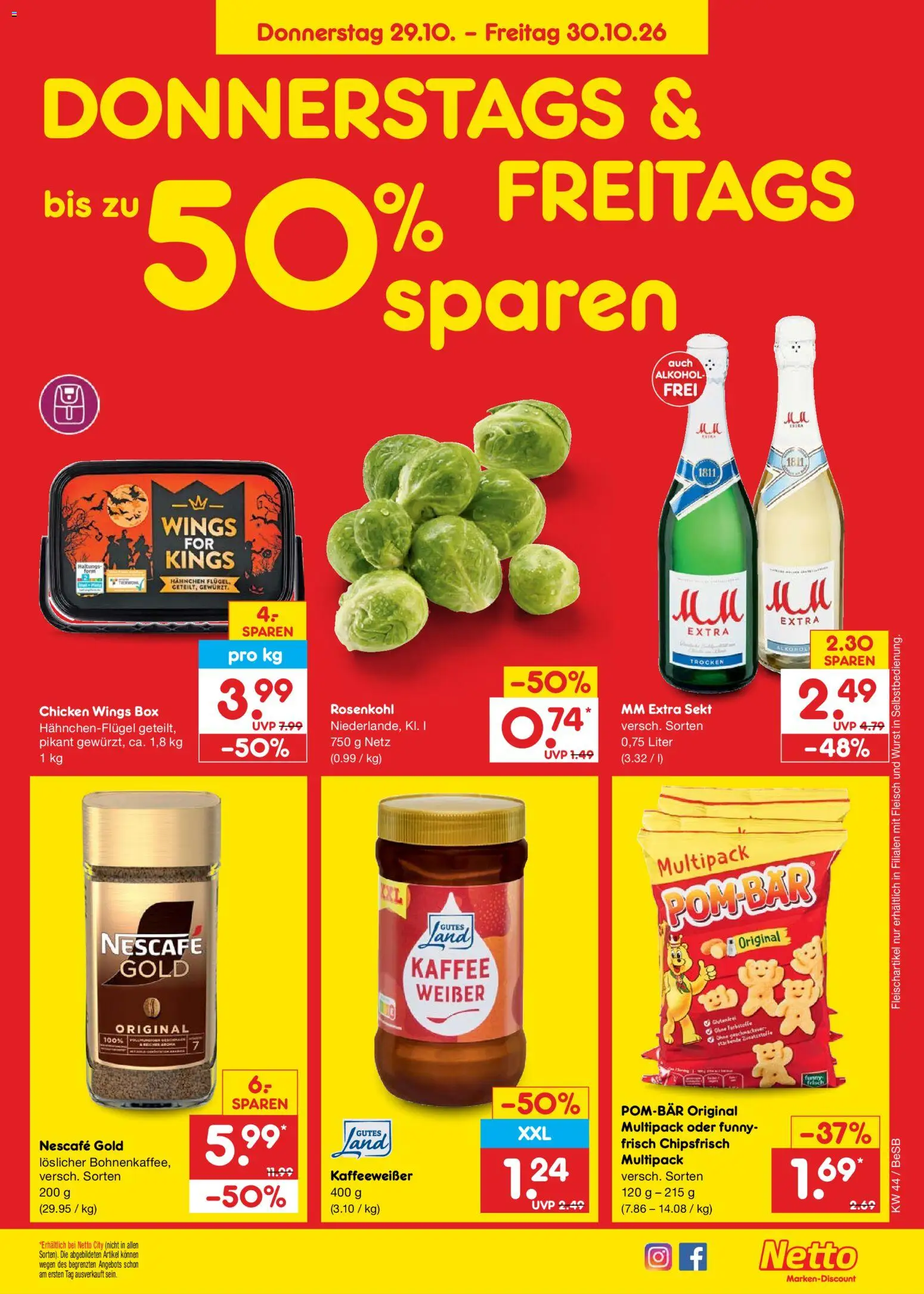Vorschau von dem Prospekt des Geschäftes Netto Marken-Discount, gültig ab dem 26.10.2026