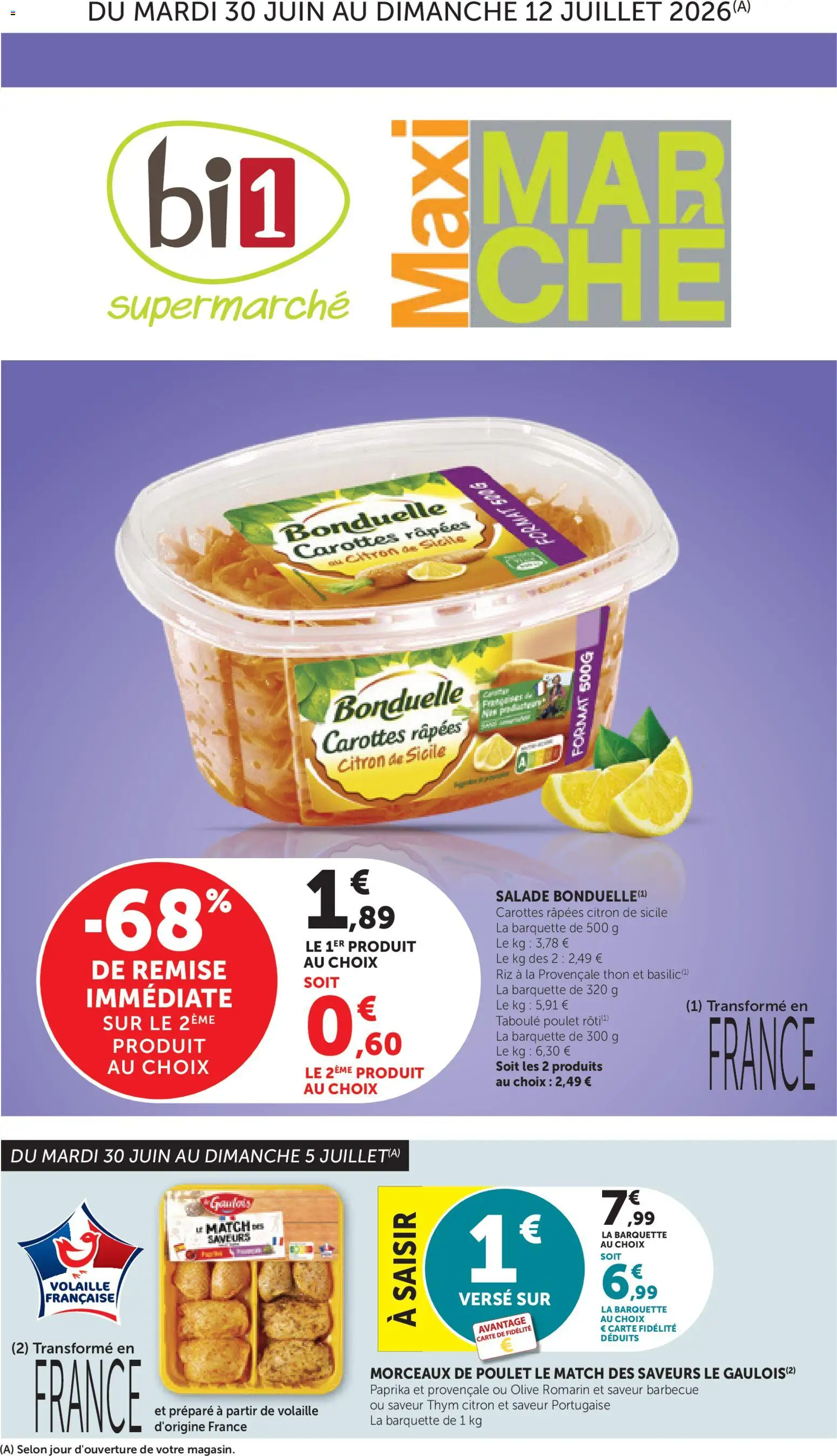 Prévisualisation de bi1 Catalogue du magasin bi1 formulaire valide 30/06/2026
