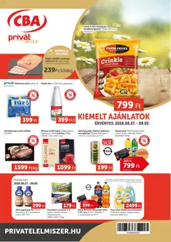 PRIVÁT - PRIVÁT Aktuális szórólap MAX megtekintése, amely érvényes 2026.08.27.-től