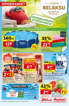 Pogląd gazetki "Auchan gazetka - 30 Lat Hipermarket" ze sklepu Auchan ważnej od 05.06.2026