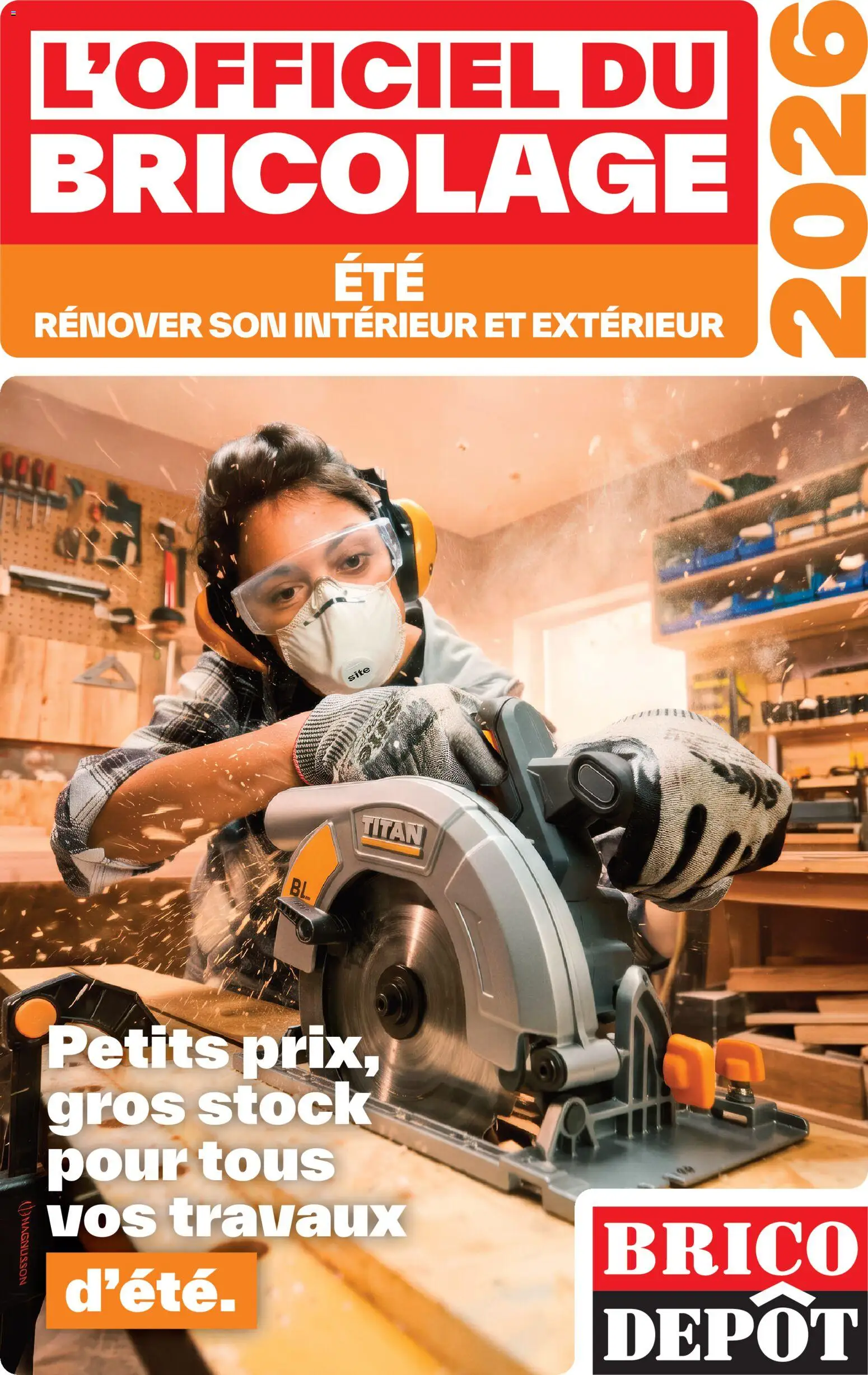 Prévisualisation de Brico Dépôt L'officiel du bricolage du magasin Brico Dépôt formulaire valide 16/06/2026