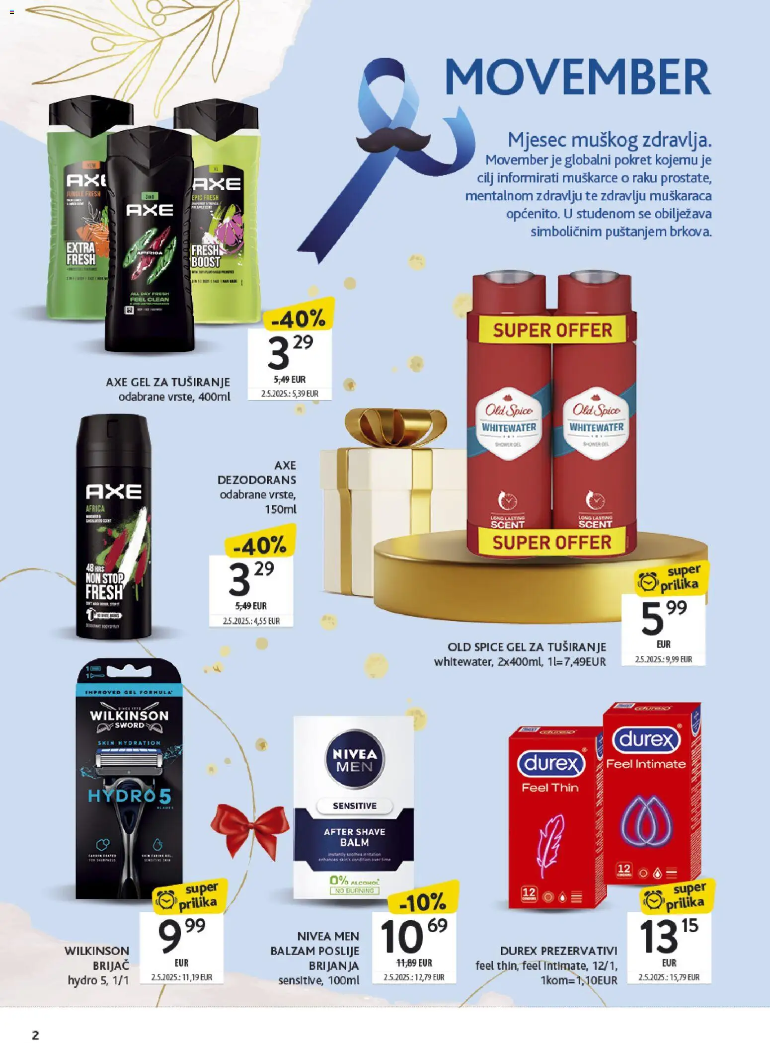 Konzum HR - Konzum HR Katalog ljepota i njega megtekintése, amely érvényes 2026.11.02.-től - Durex, Old spice, Nivea, Axe, Gél