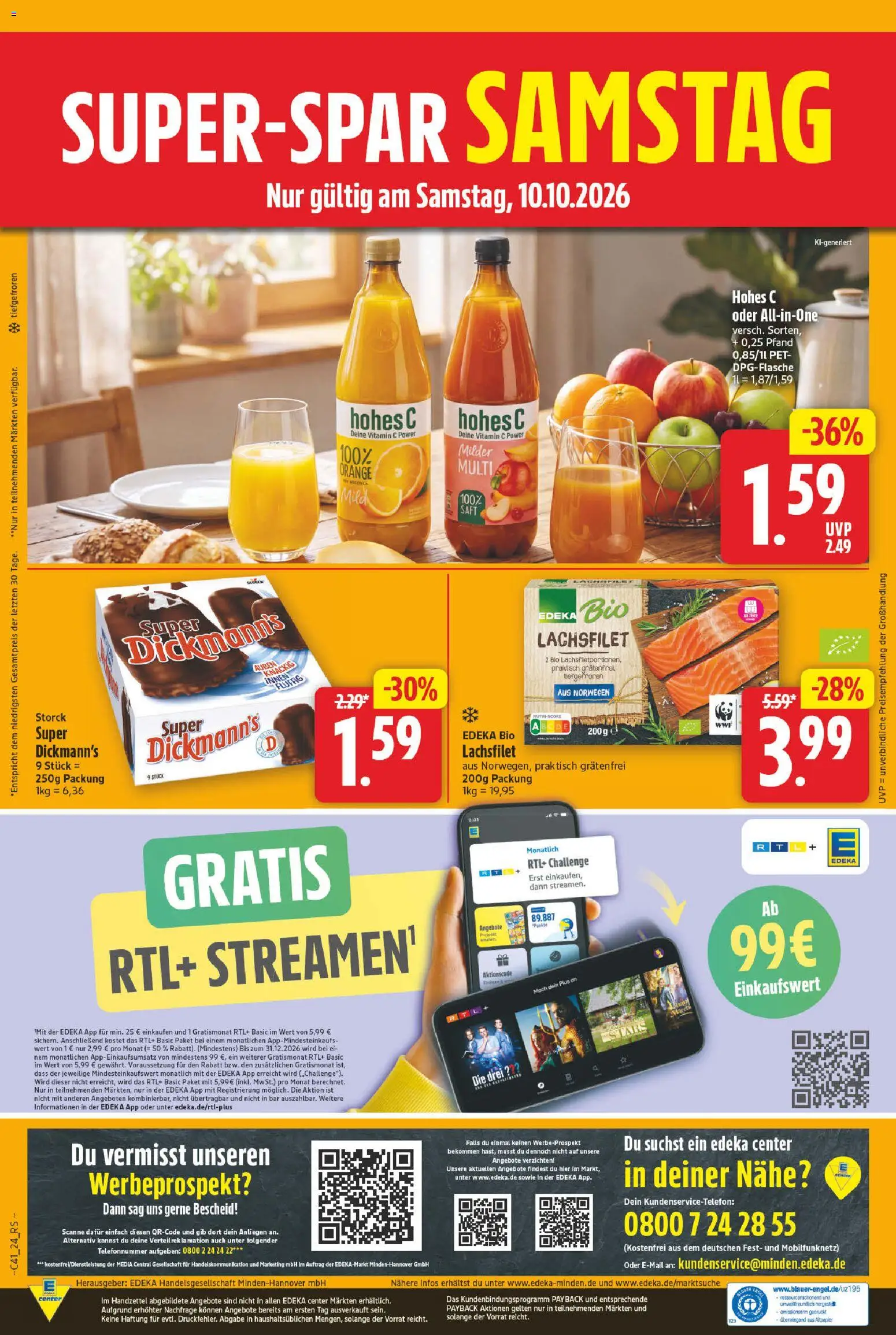 Vorschau von dem Prospekt des Geschäftes E center, gültig ab dem 05.10.2026 - Hohes c