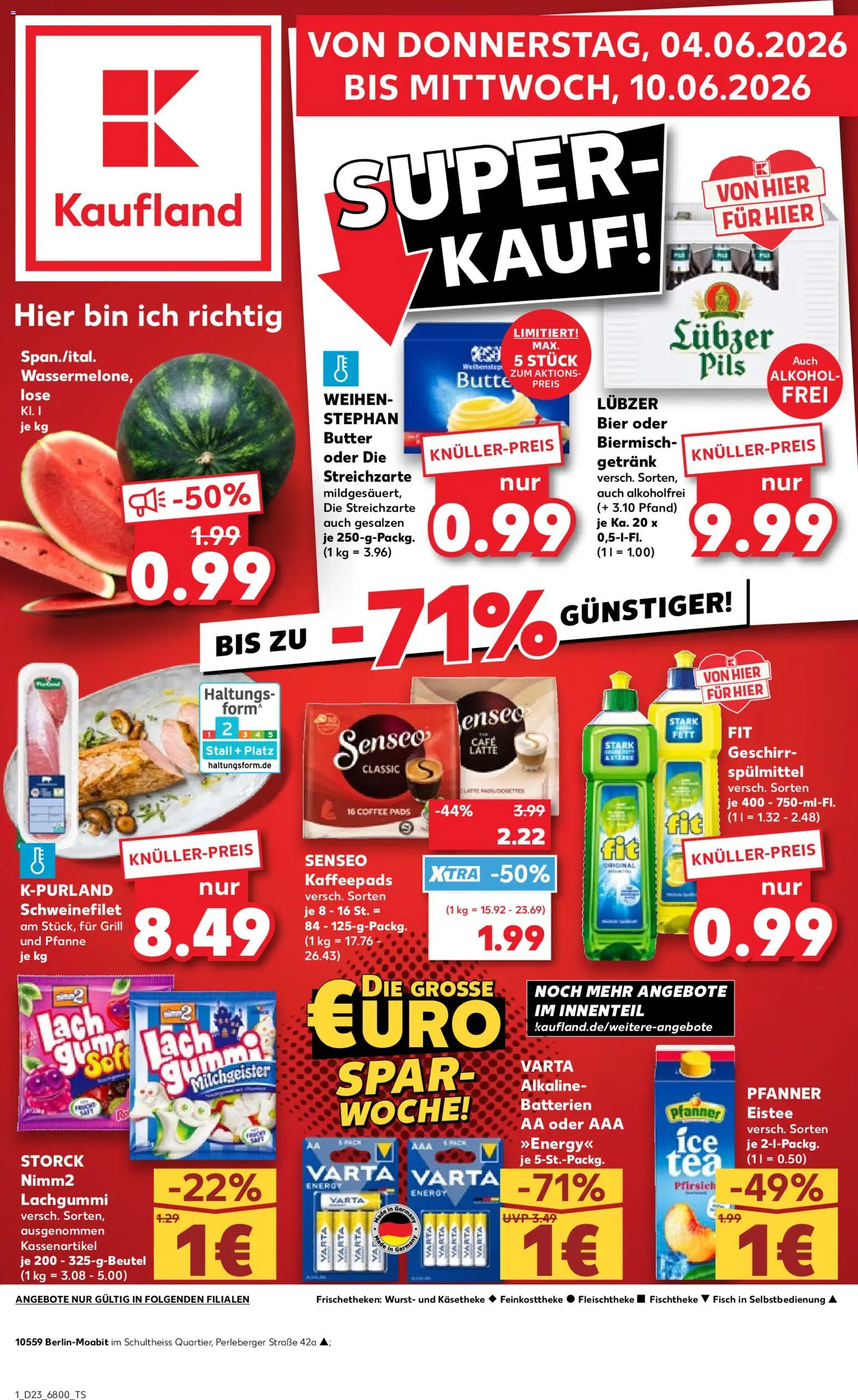 Vorschau von dem Prospekt des Geschäftes Kaufland, gültig ab dem 04.06.2026