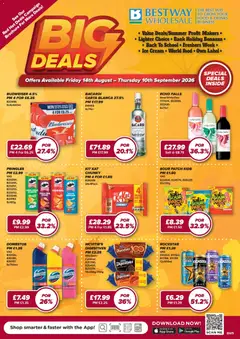 Preview of Bestway The Big Deals Brochure valid from 14/08/2026