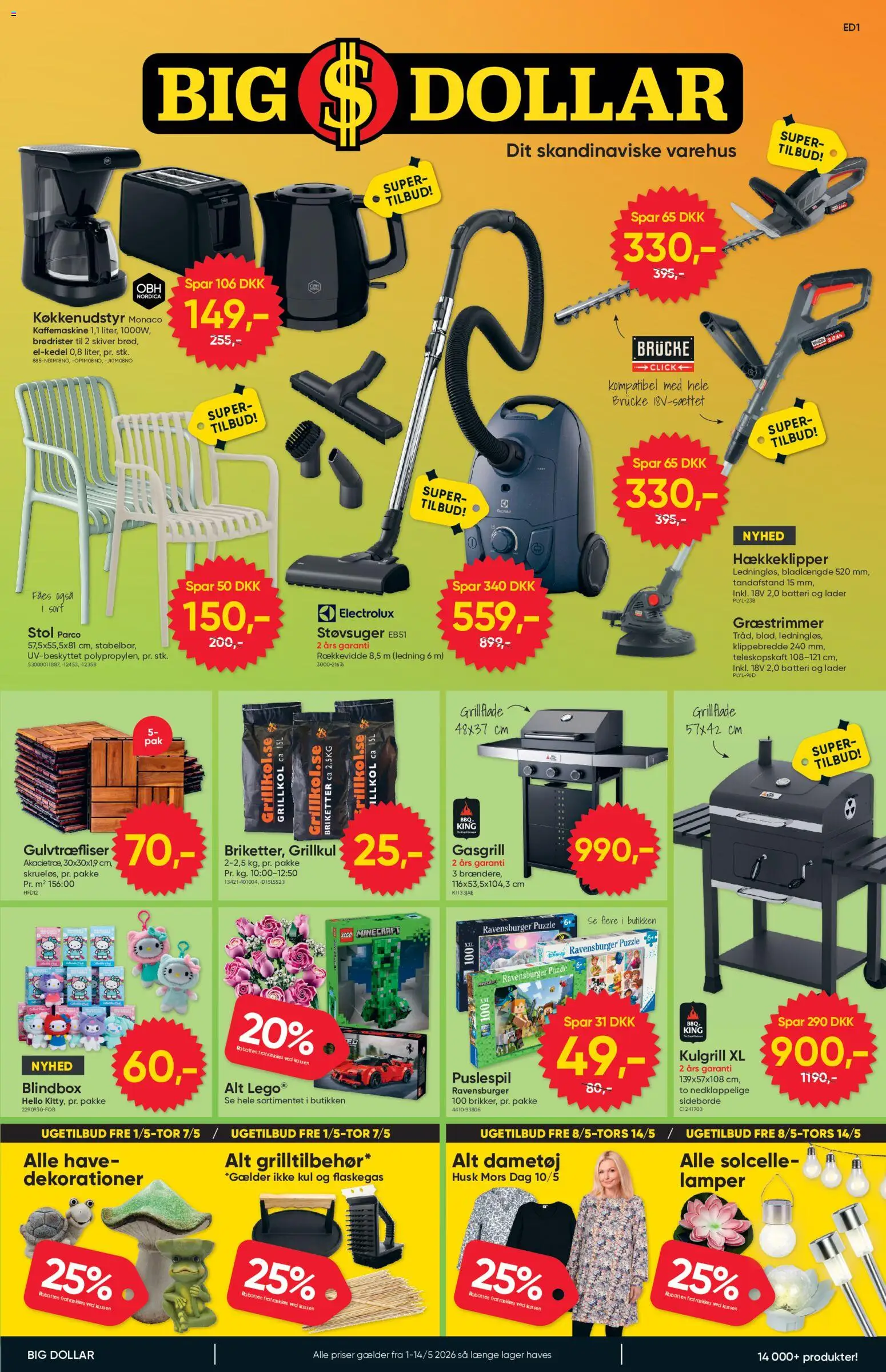 Eksempel på tilbudsavis Bigdollar - Tilbudsavis fra butik Bigdollar gyldig fra 01/05/2026