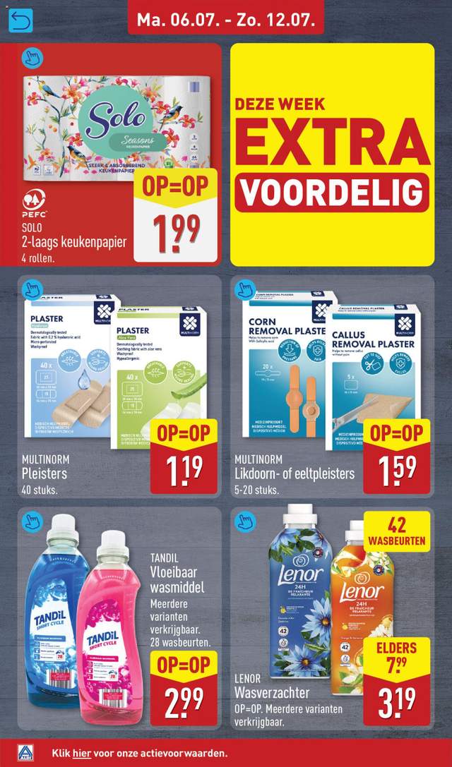 Nieuwe Aldi folder vanaf 06-07