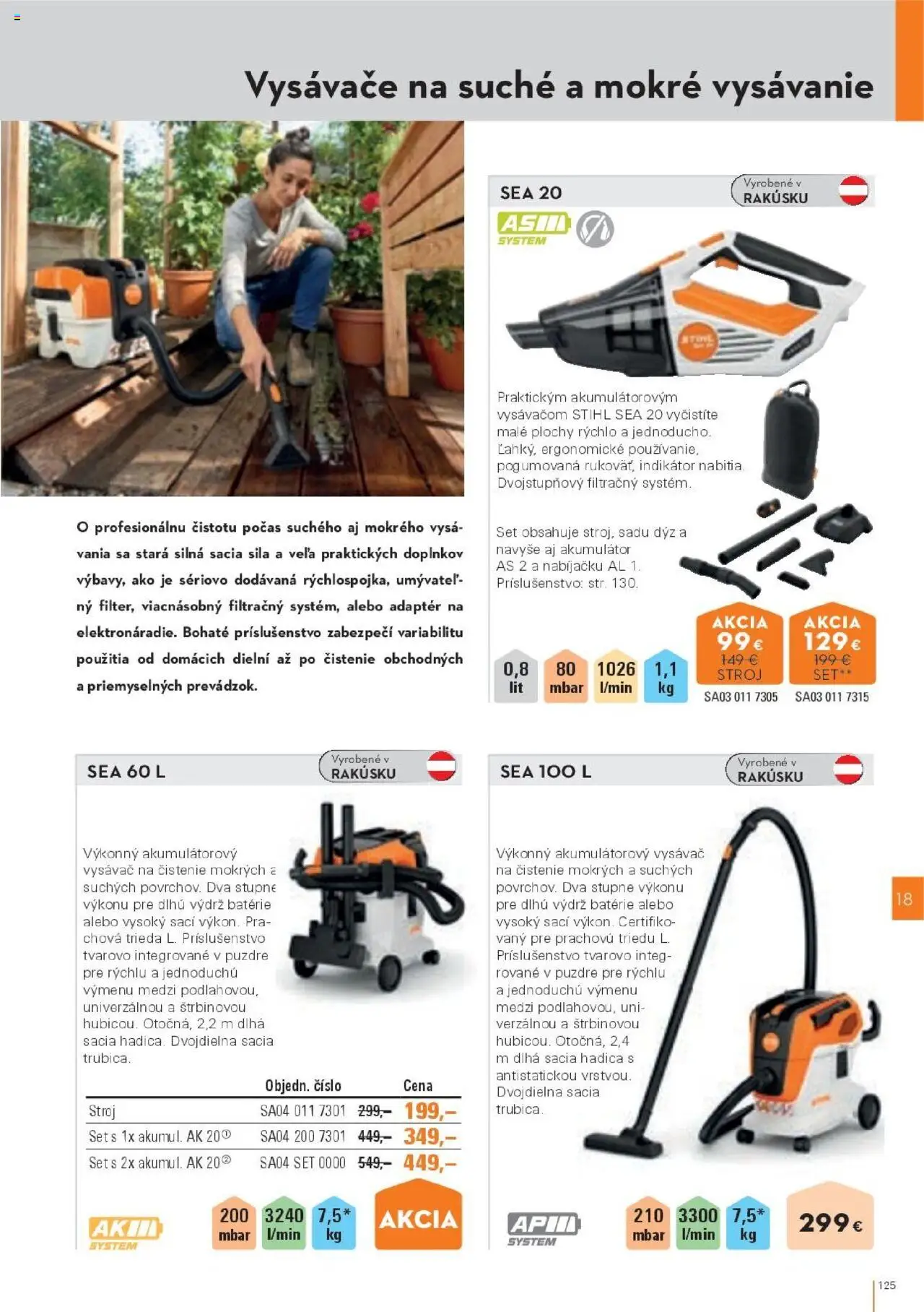 Náhľad STIHL letáku platného od 29.09.2025 - Vysávač, Vysávače, Akumulátor, Adaptér