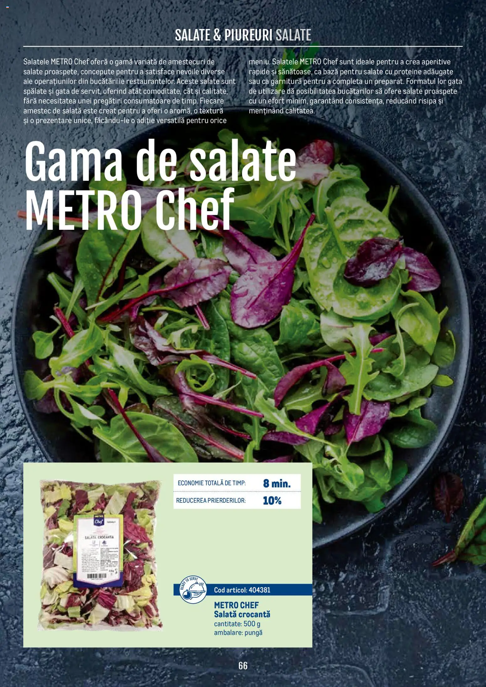 Previzualizarea de cataloage: Metro Metro Catalog Smart Chef valabil de la 21.04.2026 - Proteine, Salată, Amestec, Pungă