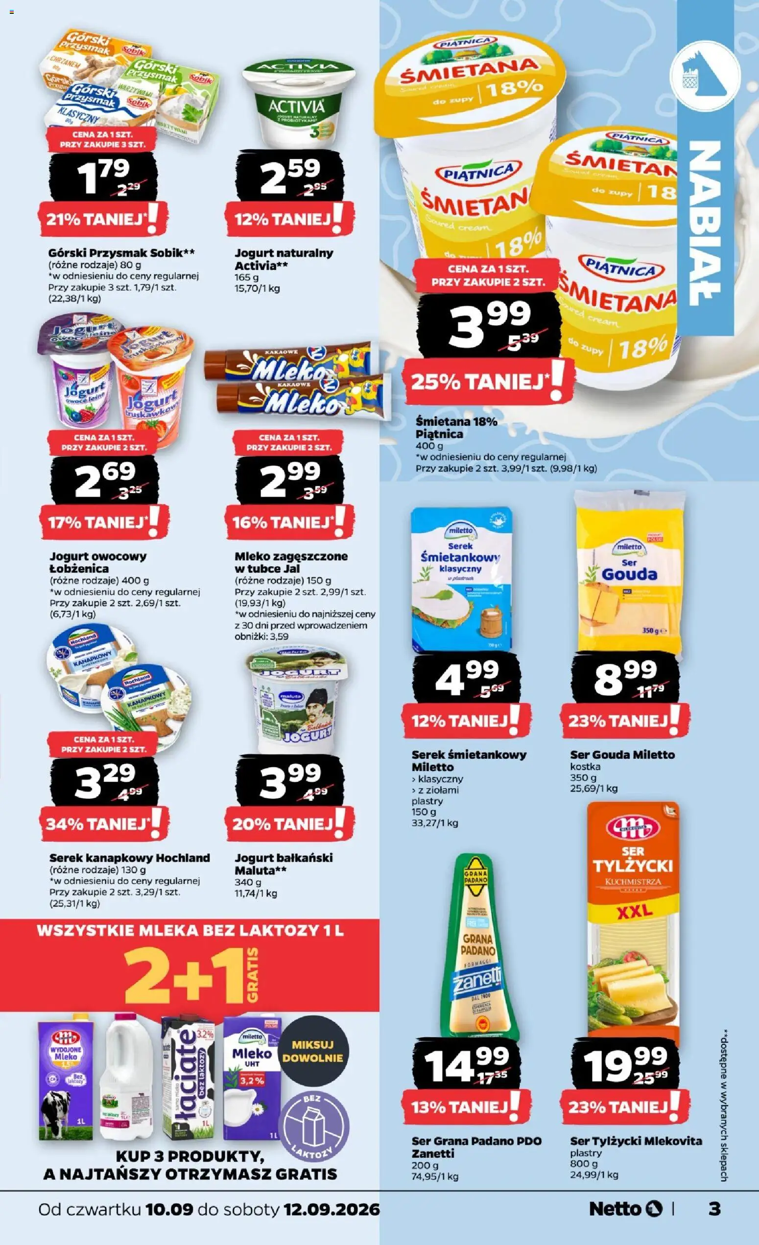 Pogląd gazetki "Netto gazetka od czwartku" ze sklepu Netto ważnej od 10.09.2026