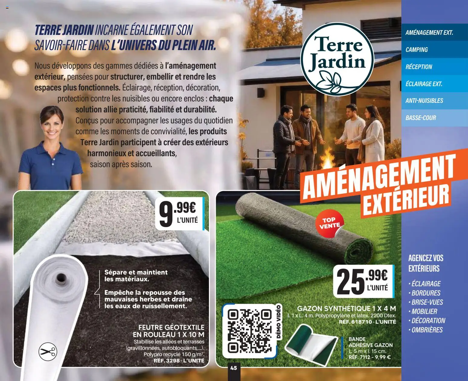 Prévisualisation de Shopix Catalogue Autome-Hiver 2026/2027 du magasin Shopix formulaire valide 01/09/2026 - Camping, Vidéo, Décoration, Gazon synthétique, Géotextile, Gazon, Éclairage, Rouleau