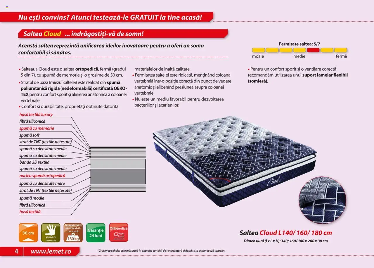 Previzualizarea de cataloage: Lem’s Catalog - Saltele valabil de la 17.11.2023