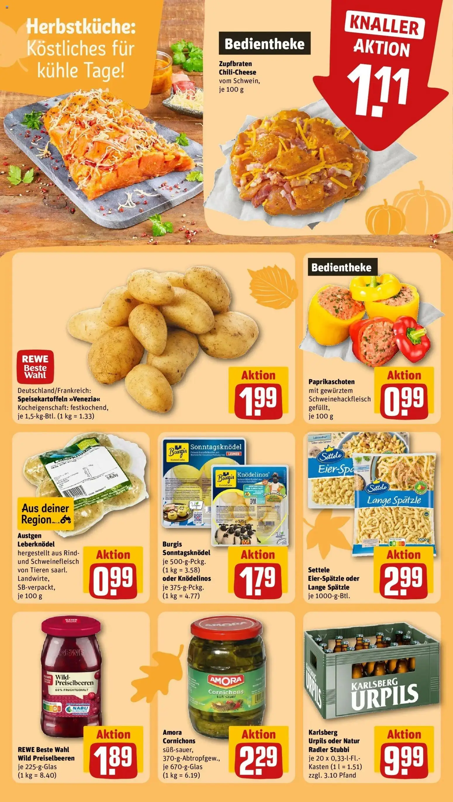 Vorschau von dem Prospekt des Geschäftes Rewe, gültig ab dem 12.10.2026