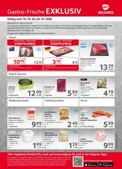 Vorschau von dem Prospekt des Geschäftes Selgros, gültig ab dem 19.10.2026