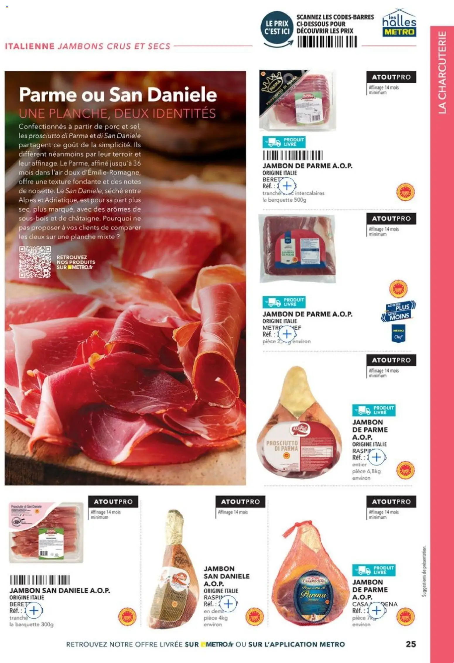 Prévisualisation de METRO - Guide Italie du magasin METRO formulaire valide 28/05/2026 - Livre, Charcuterie, Jambon, Prosciutto, Porc