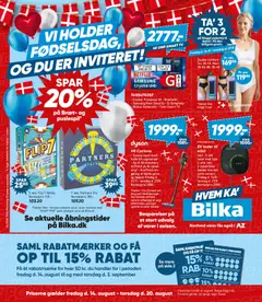 Eksempel på tilbudsavis Bilka - Nonfood fra butik Bilka gyldig fra 14/08/2026