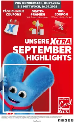 Vorschau von dem Prospekt des Geschäftes Kaufland, gültig ab dem 03.09.2026