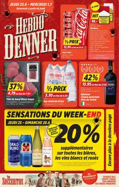 Vorschau des Merkblatts Denner aktionen FR vom Shop Denner gültig von 25.06.2026 bis 01.07.2026