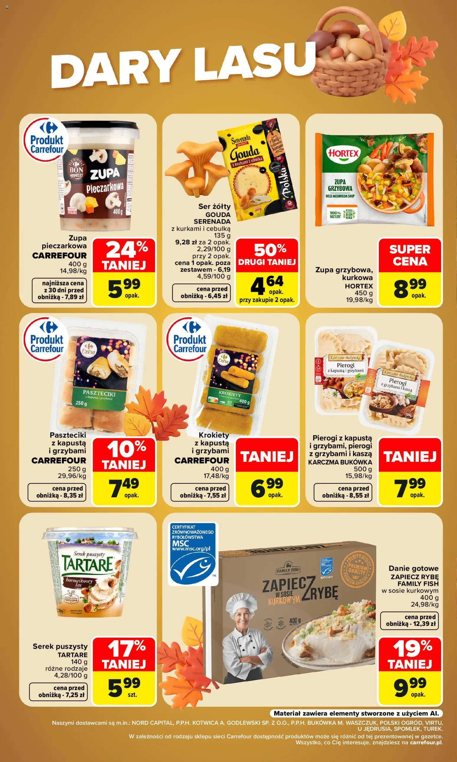 Pogląd gazetki "Carrefour gazetka - Sezon na grzyby" ze sklepu Carrefour ważnej od 14.09.2026