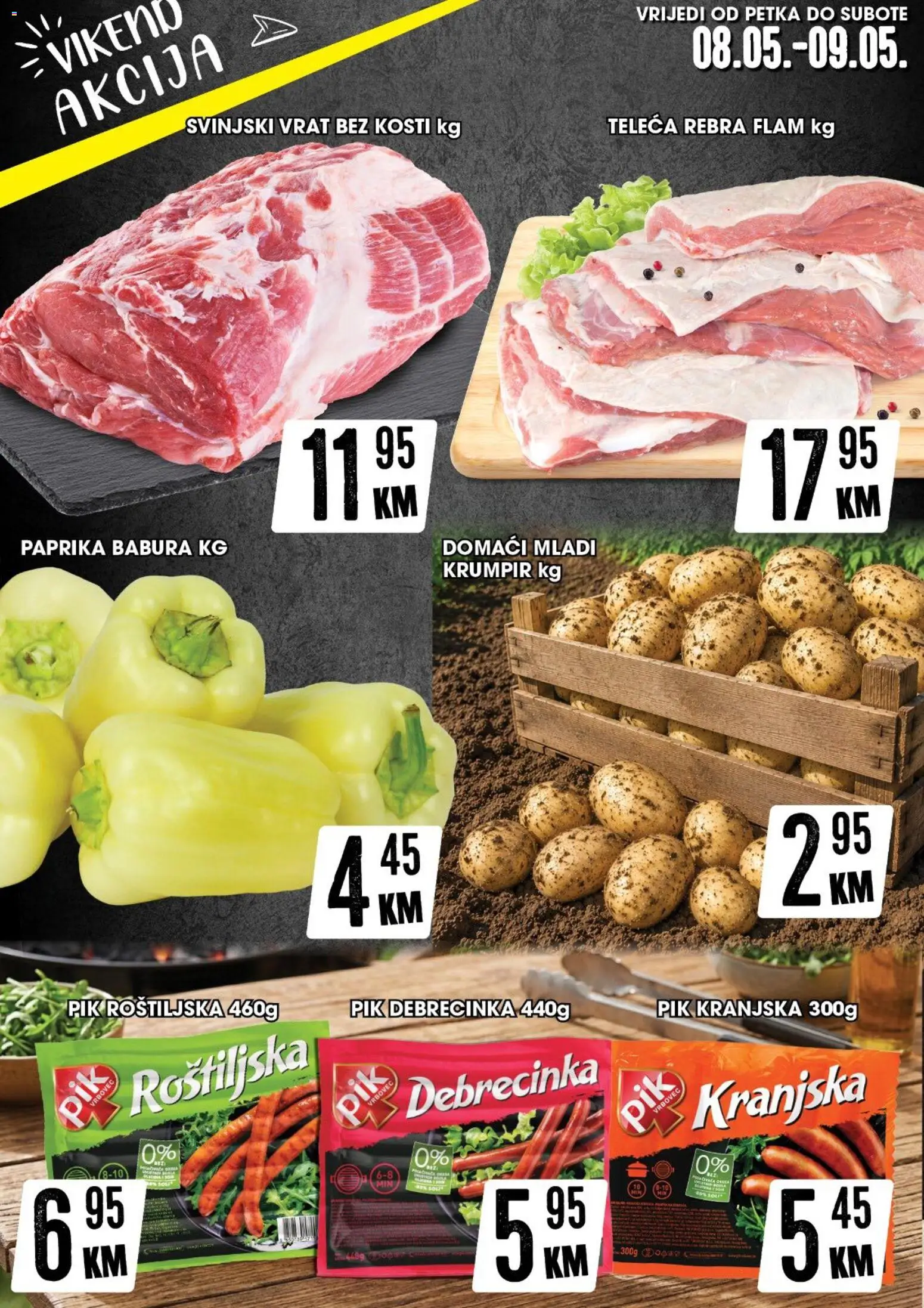 Pregled letka Prodex vikend akcija trgovine Prodex vrijedi od 08.05.2026