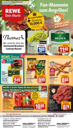 Vorschau von dem Prospekt des Geschäftes Rewe, gültig ab dem 08.06.2026