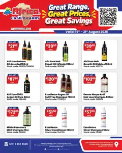 Preview of Africa Cash & Carry flyer valid from 15/08/2026