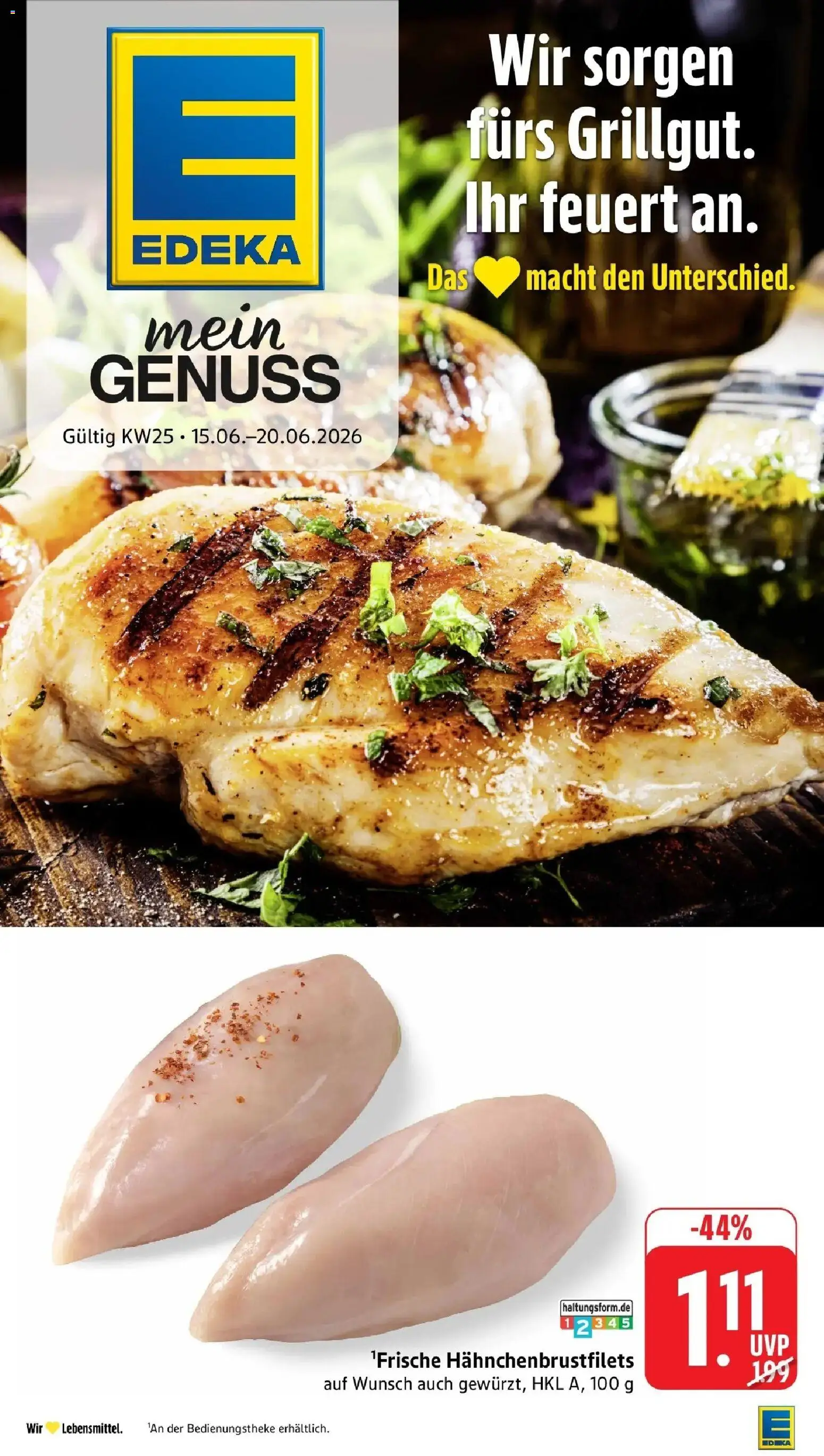 Vorschau von dem Prospekt des Geschäftes Edeka, gültig ab dem 15.06.2026