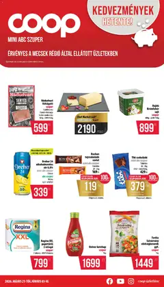 COOP - COOP - Mini & Abc & Szuper / Mecsek megtekintése, amely érvényes 2026.05.21.-től