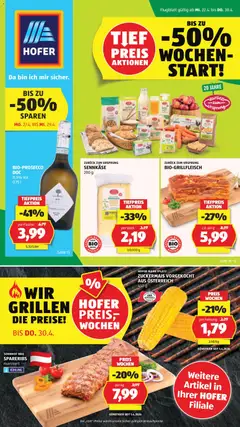 Vorschau der Angebote: Hofer Hofer Flugblatt gültig ab 22.04.2026