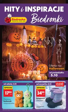 Pogląd gazetki "Biedronka gazetka - Hity i inspiracje" ze sklepu Biedronka ważnej od 03.10.2026