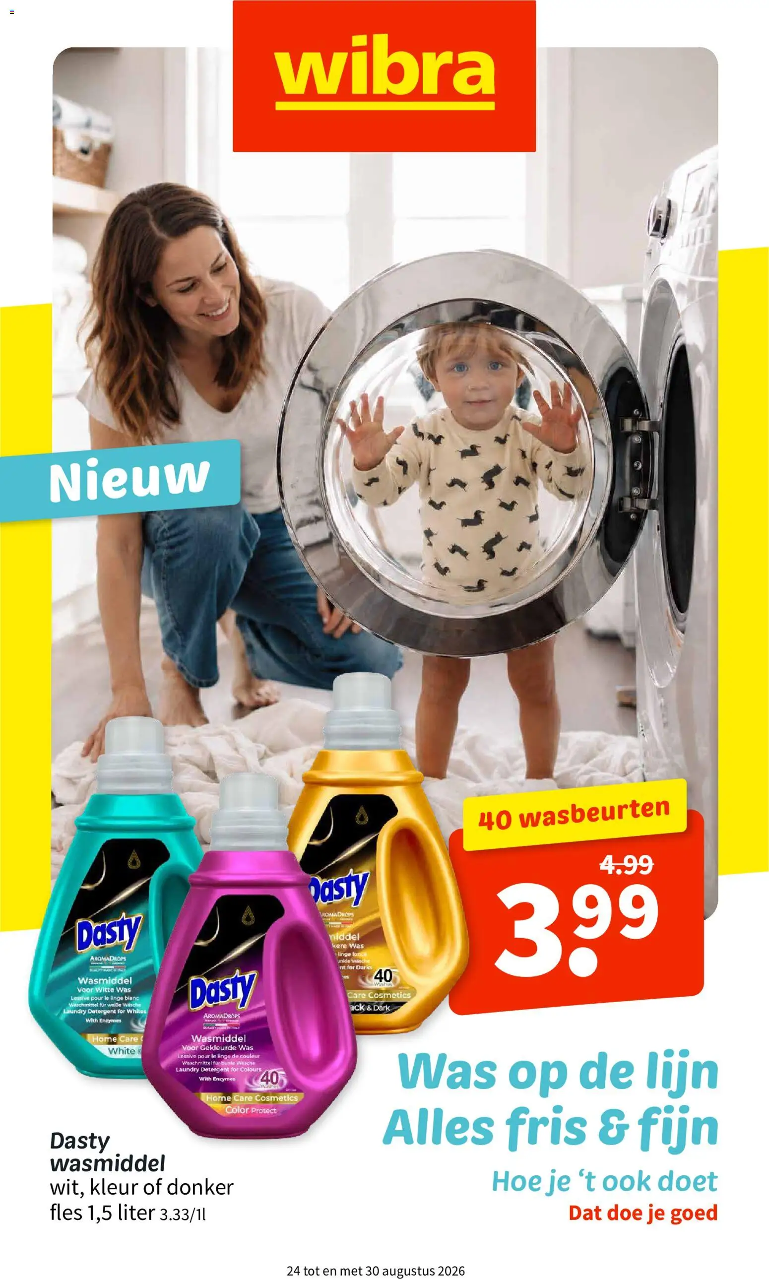 Voorbeeld van Wibra Folder van winkel Wibra geldig vanaf 24/08/2026