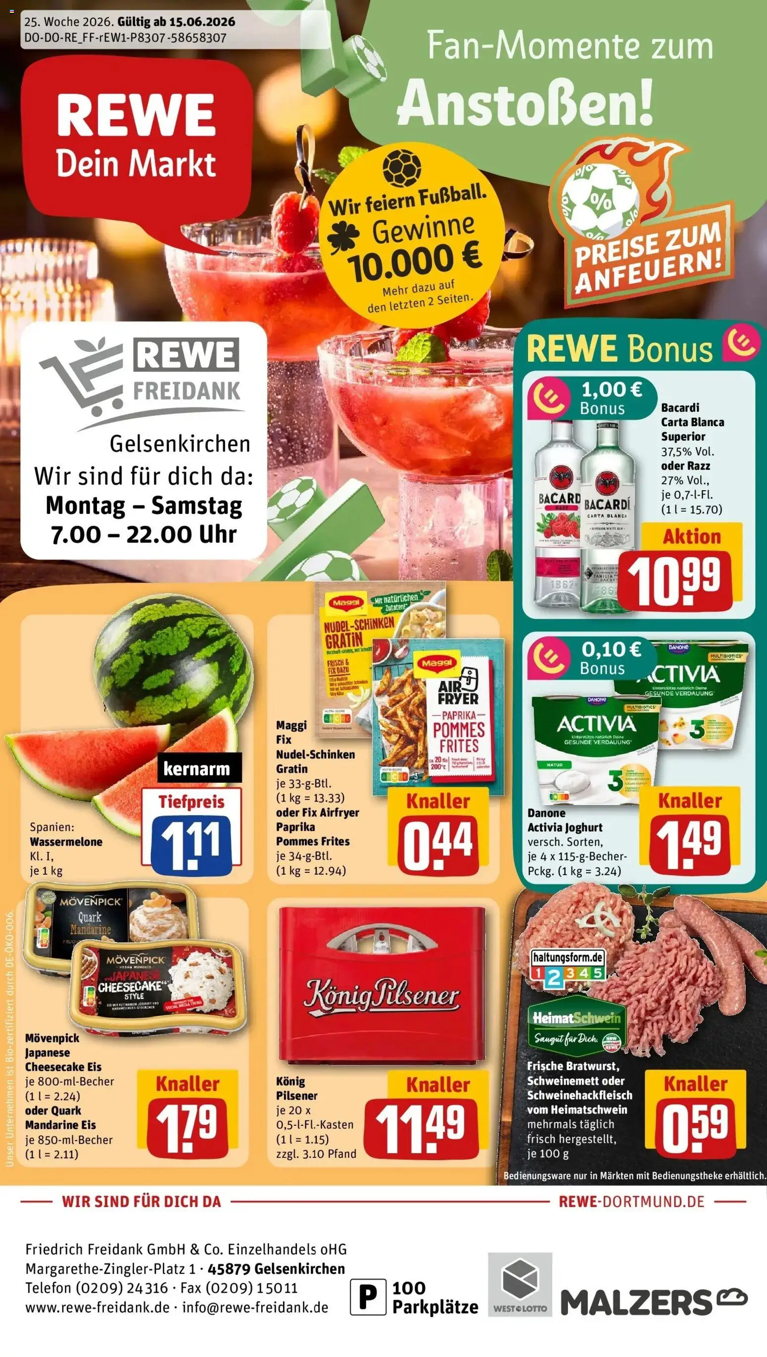 Vorschau von dem Prospekt des Geschäftes Rewe, gültig ab dem 14.06.2026