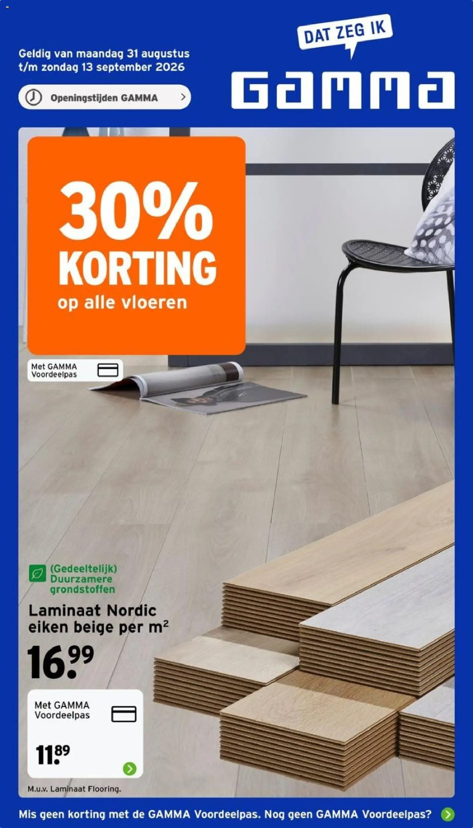 Voorbeeld van GAMMA folder van winkel GAMMA geldig vanaf 31-08-2026