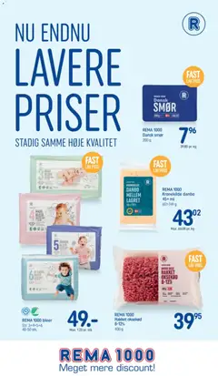 Eksempel på tilbudsavis Rema 1000 - Nu endnu lavere priser fra butik Rema 1000 gyldig fra 13/05/2026