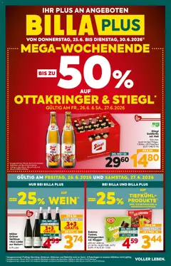 Vorschau der Angebote: Billa Plus Billa Plus Flugblatt gültig ab 25.06.2026
