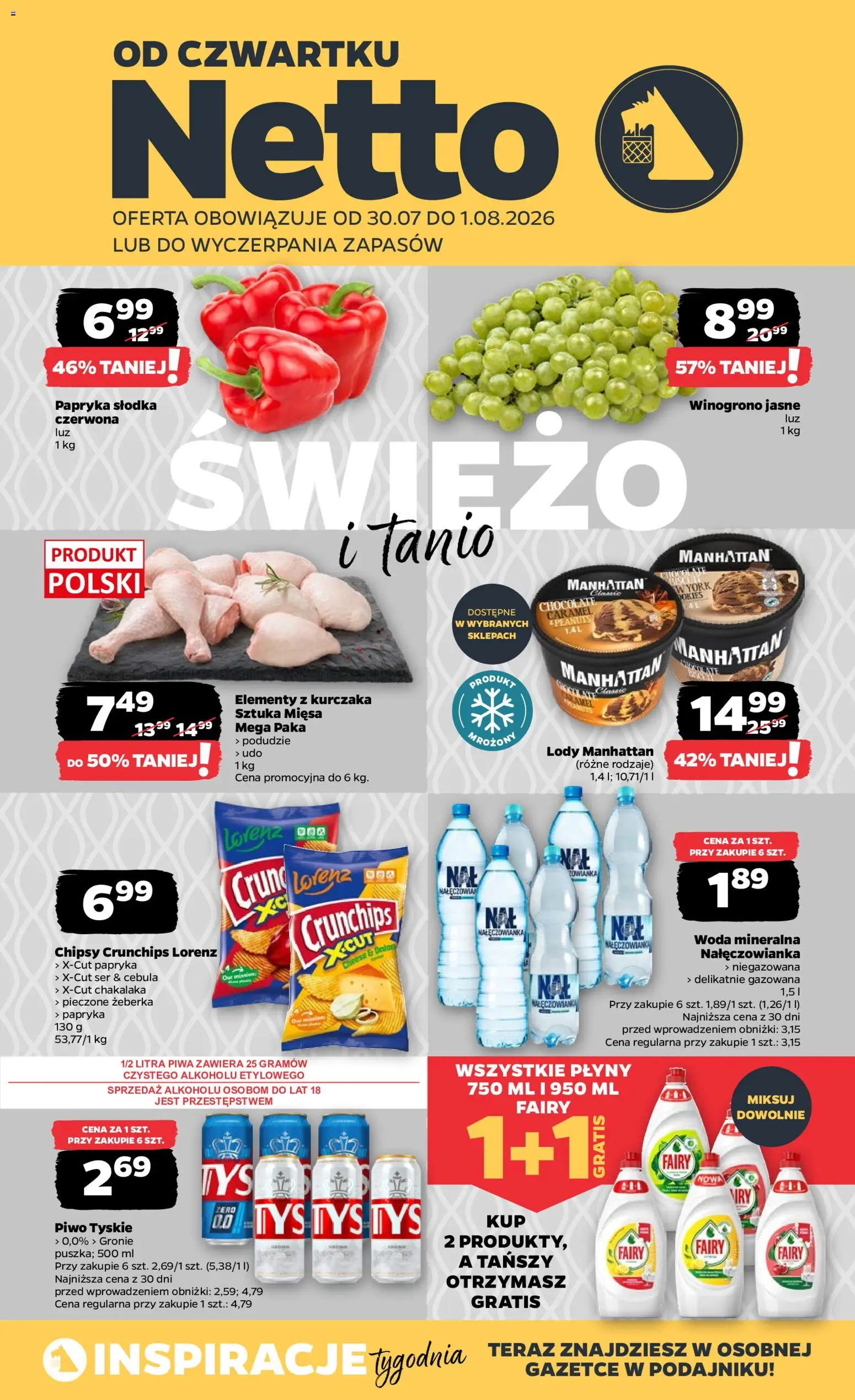 Pogląd gazetki "Netto gazetka od czwartku" ze sklepu Netto ważnej od 30.07.2026