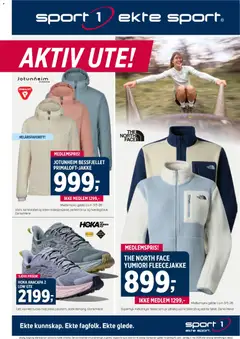 Forhåndsvis Sport 1 kundeavis fra butikk Sport 1 gyldig fra 19/04/2026