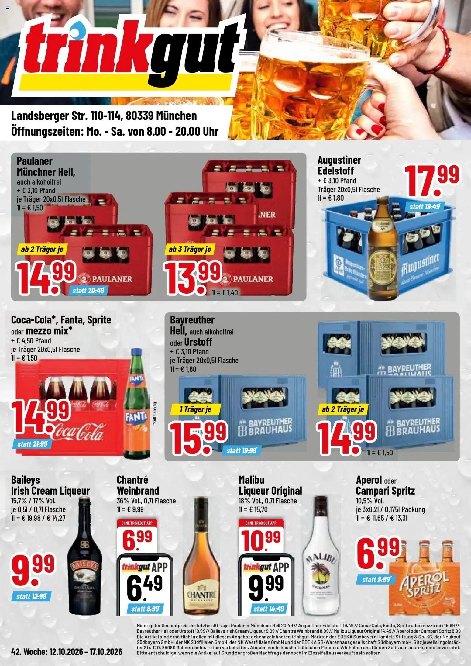 Vorschau von dem Prospekt des Geschäftes Trinkgut, gültig ab dem 12.10.2026