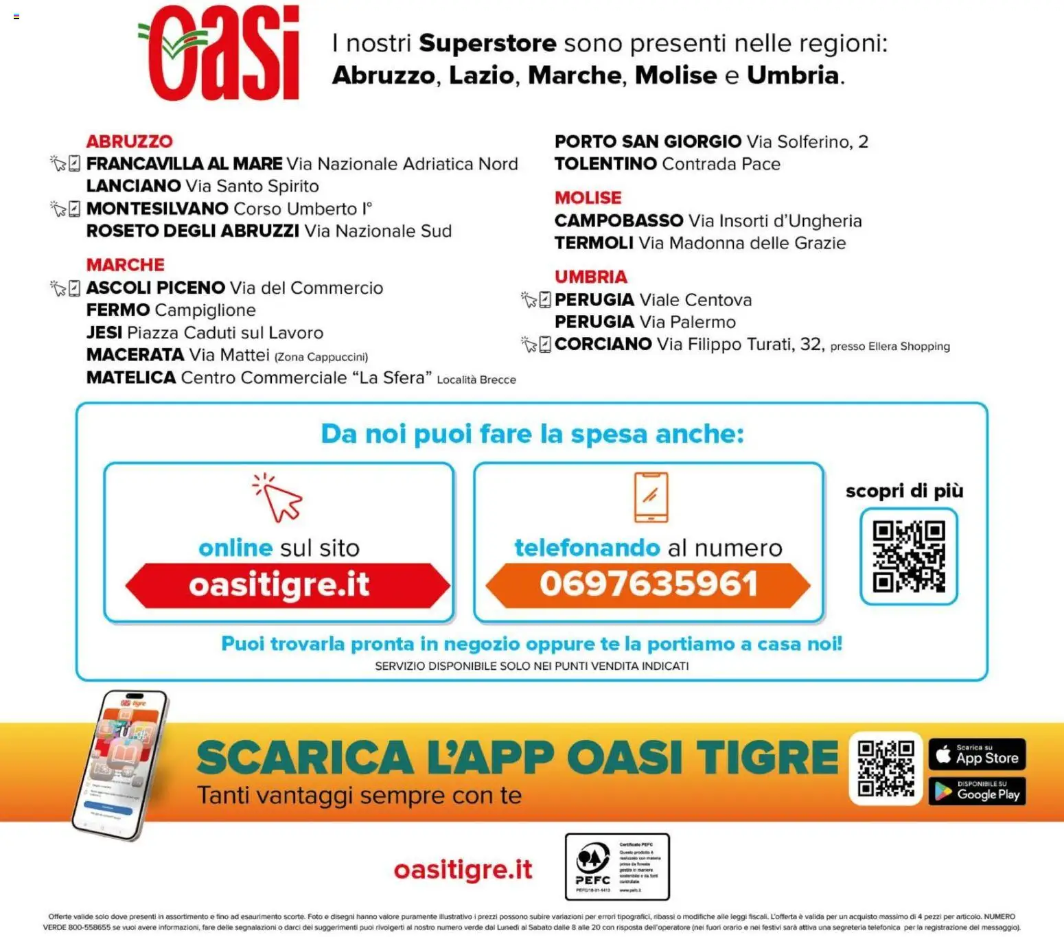 Anteprima dell'opuscolo Oasi volantino Perugia dal negozio Oasi valido da 04/09/2026 - Tè