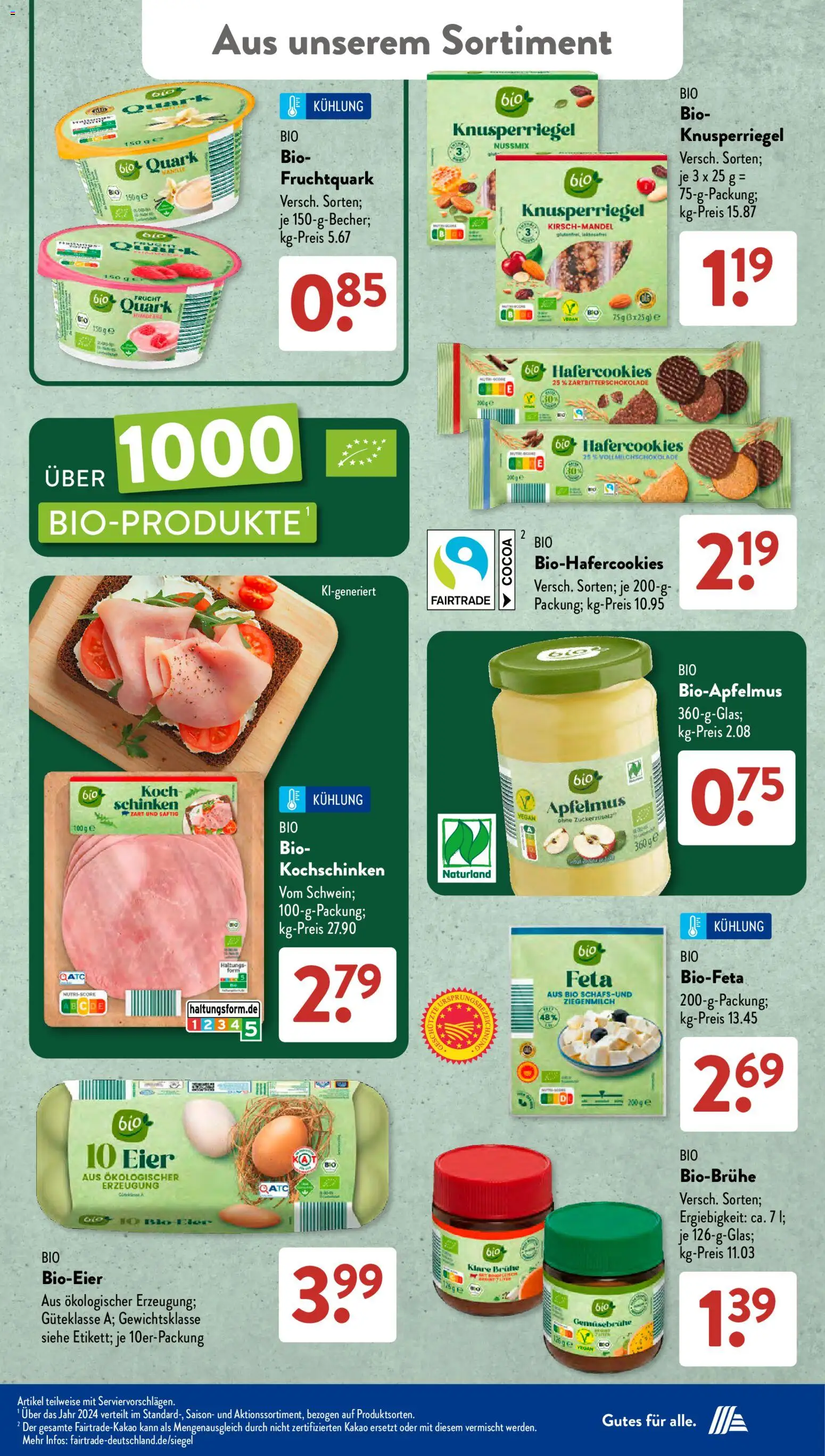 Vorschau von dem Prospekt des Geschäftes Aldi Süd, gültig ab dem 21.09.2026 - Butter, Käse, Joghurt, Milch, Gouda, Frischkase