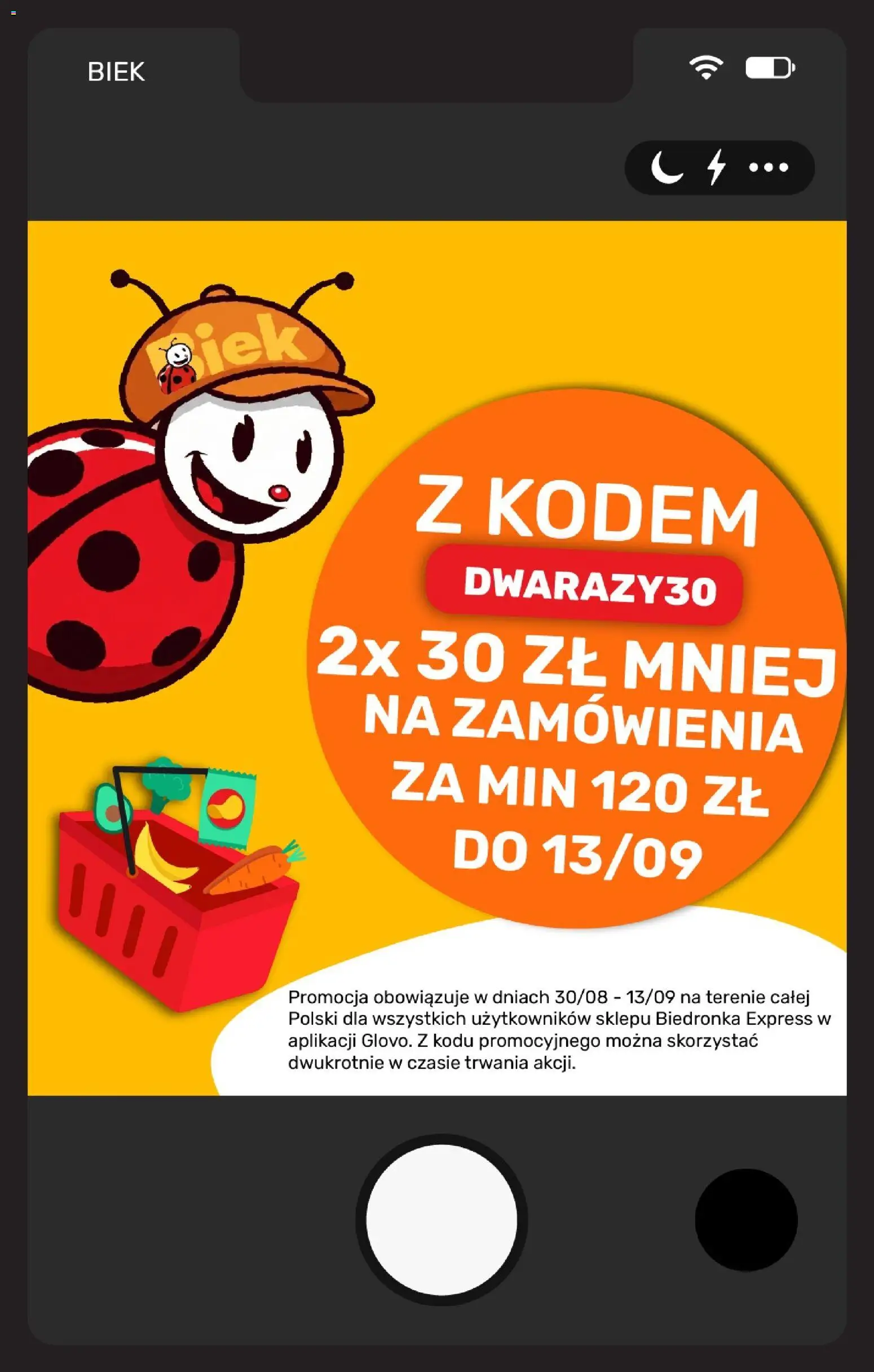 Pogląd gazetki "Biedronka gazetka - Biek" ze sklepu Biedronka ważnej od 04.09.2026