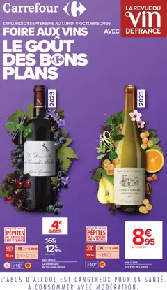 Prévisualisation de Carrefour Foire aux vins d automne du magasin Carrefour formulaire valide 21/09/2026
