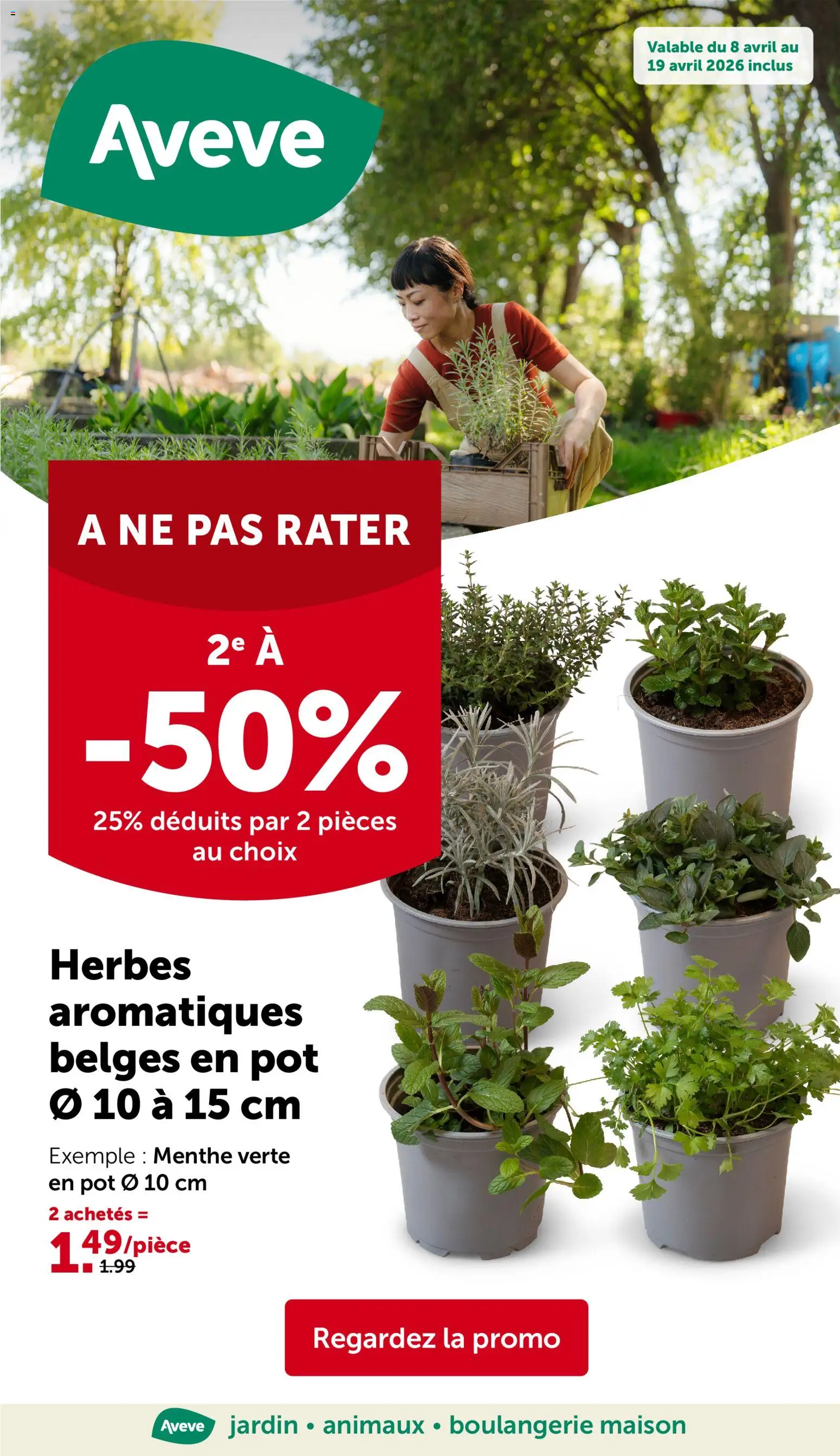 Voorbeeld van Aveve Publicité van winkel Aveve geldig vanaf 08/04/2026 - La, Pot
