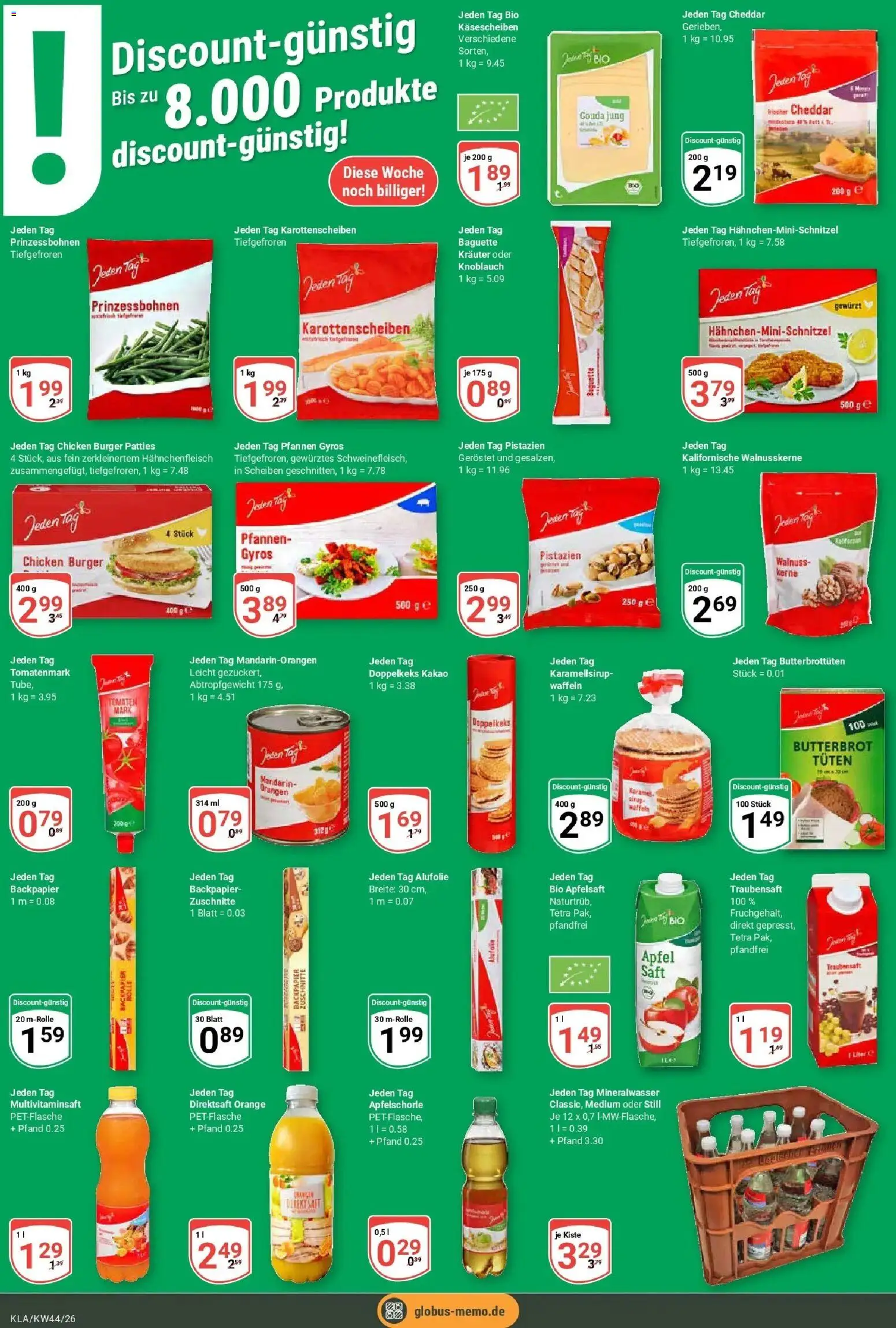 Vorschau von dem Prospekt des Geschäftes Globus, gültig ab dem 26.10.2026