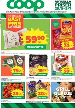 Förhandsgranska reklamblad Coop erbjudanden från butik Coop gäller från 29/06/2026