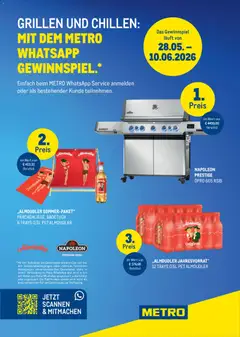 Vorschau der Angebote: Metro Metro angebote WhatsApp Gewinnspiel gültig ab 28.05.2026