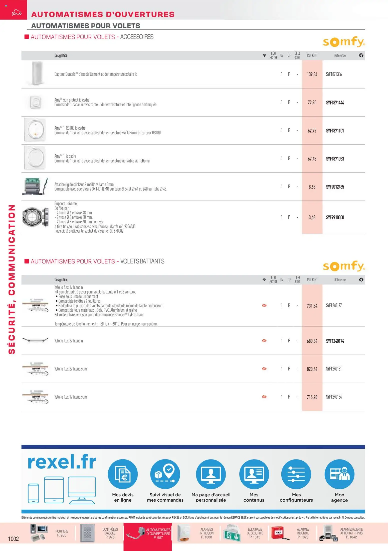 Prévisualisation de Brochure sécurité, communication du magasin Rexel formulaire valide 18/11/2025 - Livre, Cadre, Éclairage