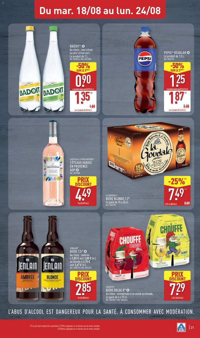 Nouveau catalogue Aldi à partir du 18/08